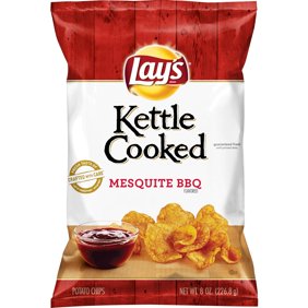 Lays Kettle Cooked Chips Mesquite BBQ