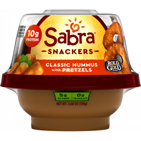Sabra Classic Hummus With Pretzels