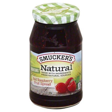 Smuckers Natural Red Raspberry Fruit Spread