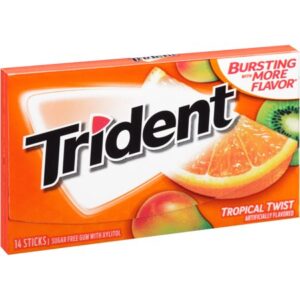 Trident Tropical Twist Sugar Free Gum