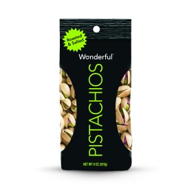 Wonderful salted and roasted pistachios