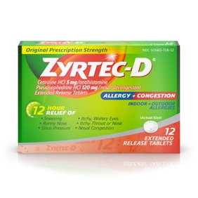 Zyrtec D 12 ct